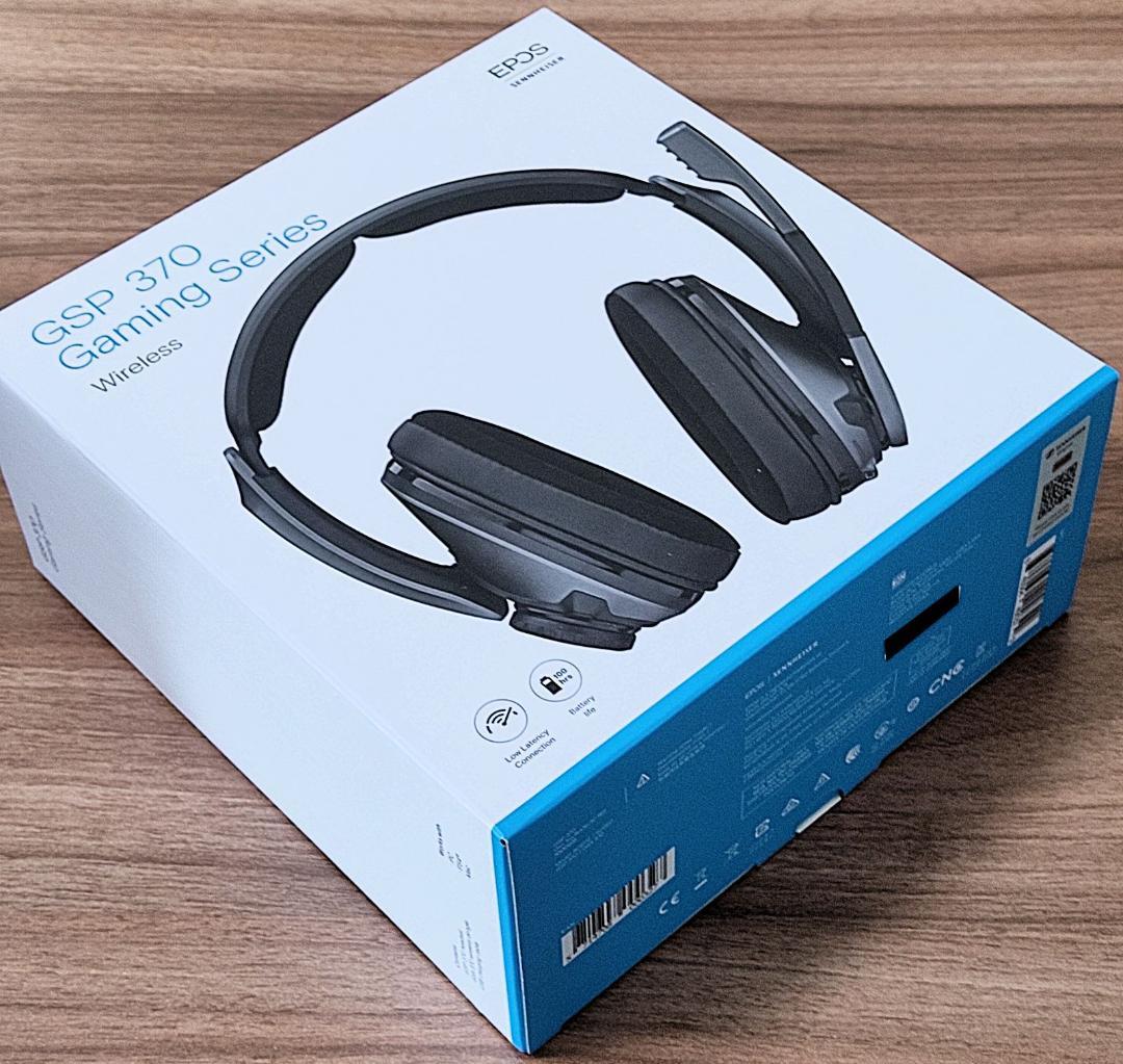 EPOS ゲーミングヘッドセットワイヤレス密閉型ノイキャンマイク付GSP370