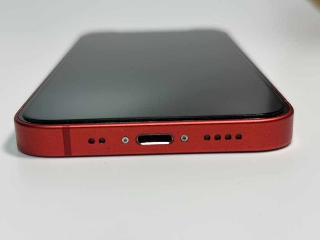 【美品】iPhone 12 mini レッド 128GB　Simフリー　72％