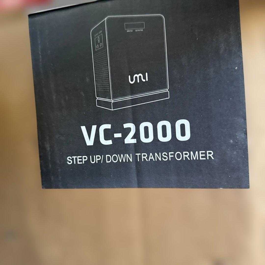 VC-2000 ステップダウントランス 220V-100V