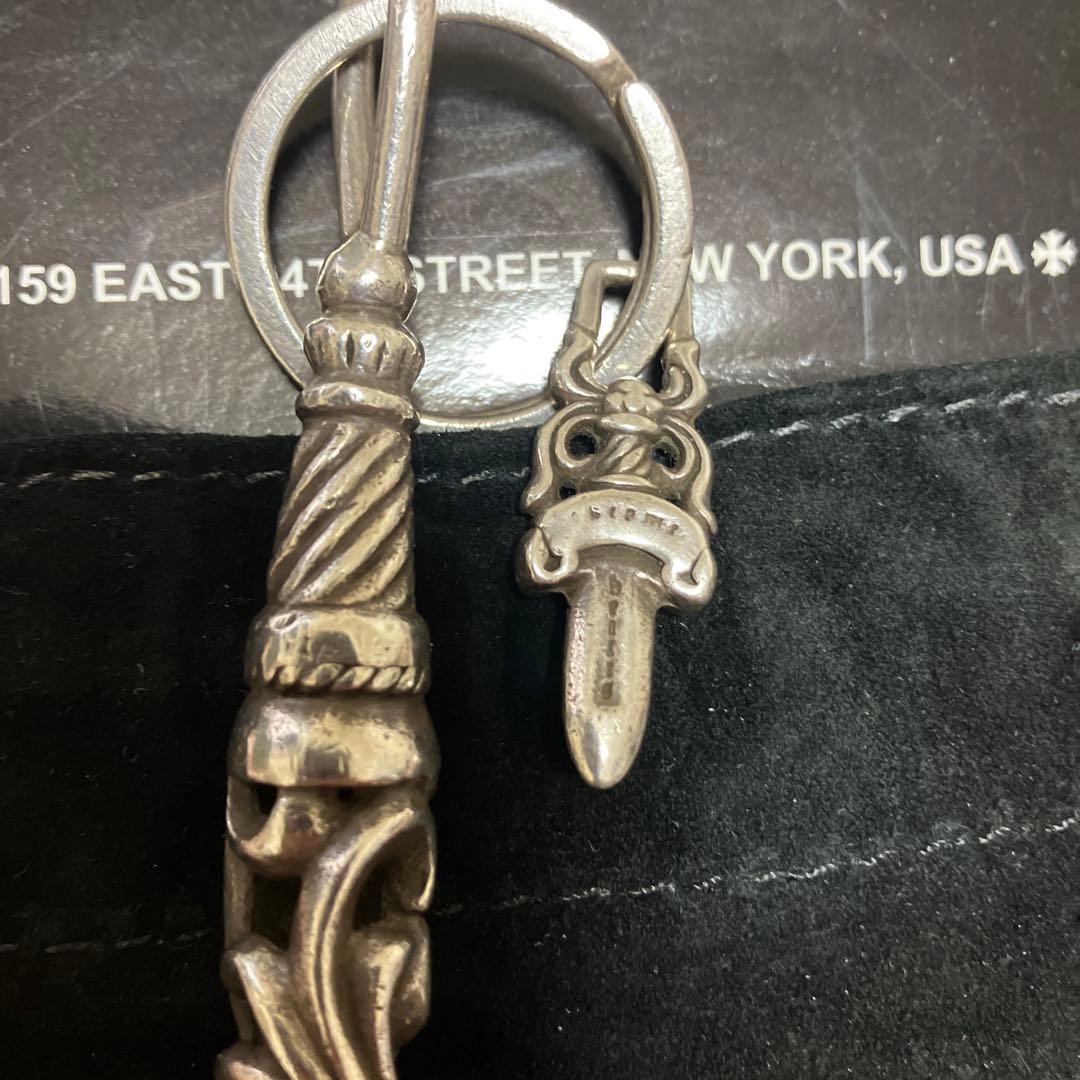 CHROME HEARTS シルバー　クロムハーツ　ローラーキーホルダー