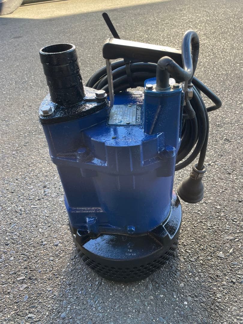 ツルミKTV2-22 ハイスピンポンプ 工事排水用 2.2kw 三相200V