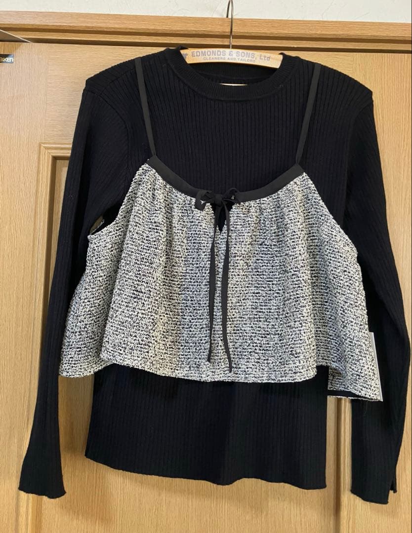 新品　シアントウキョウさんのキャミソール　ブラック