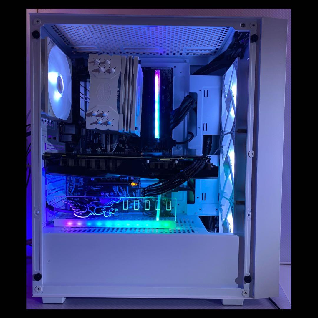 ゲーミングPC フルセット　i7-7700k GTX1070 クールホワイト