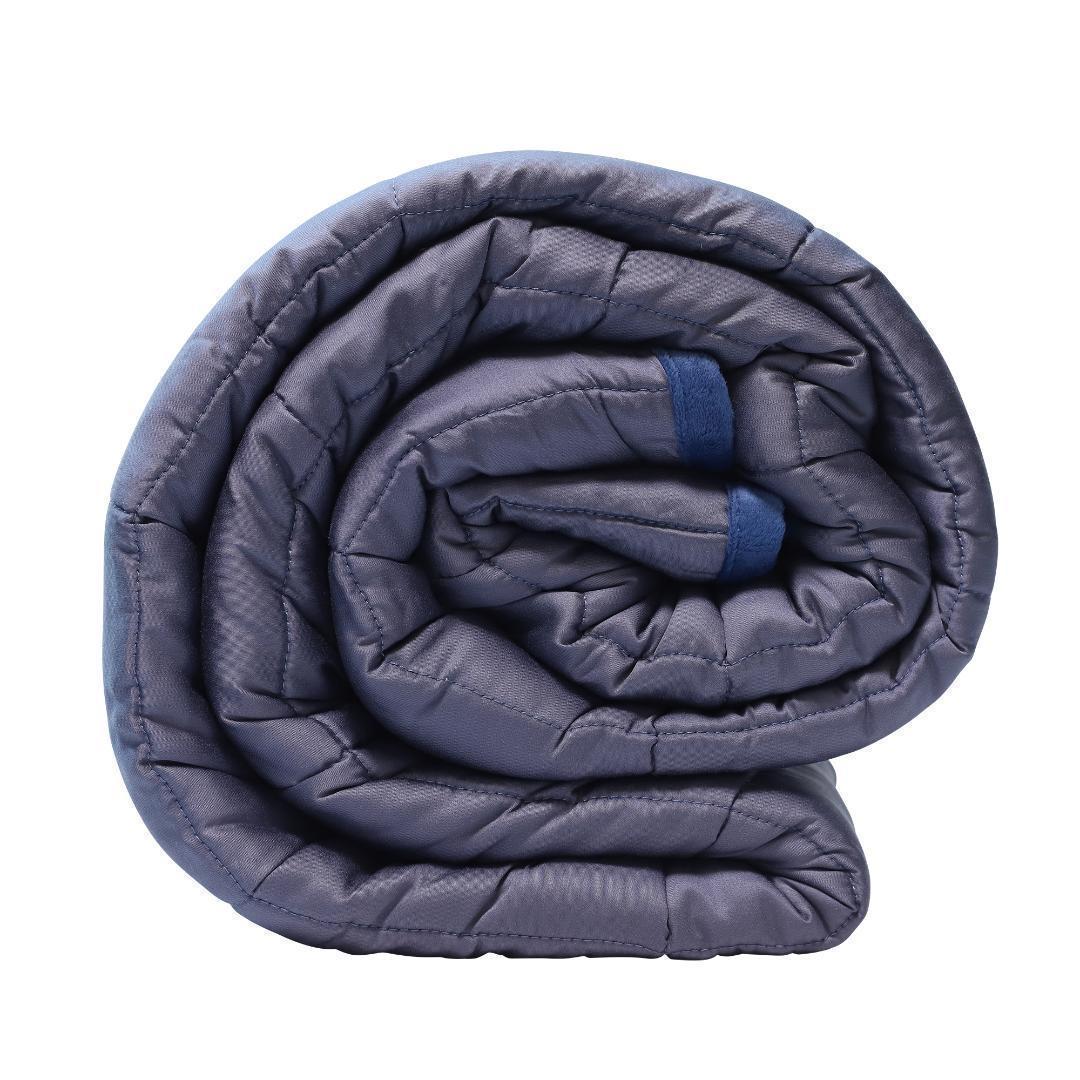 【訳あり】ハグラビ ウェイトブランケット/ネイビー・S(約6.8Kg)・シングル