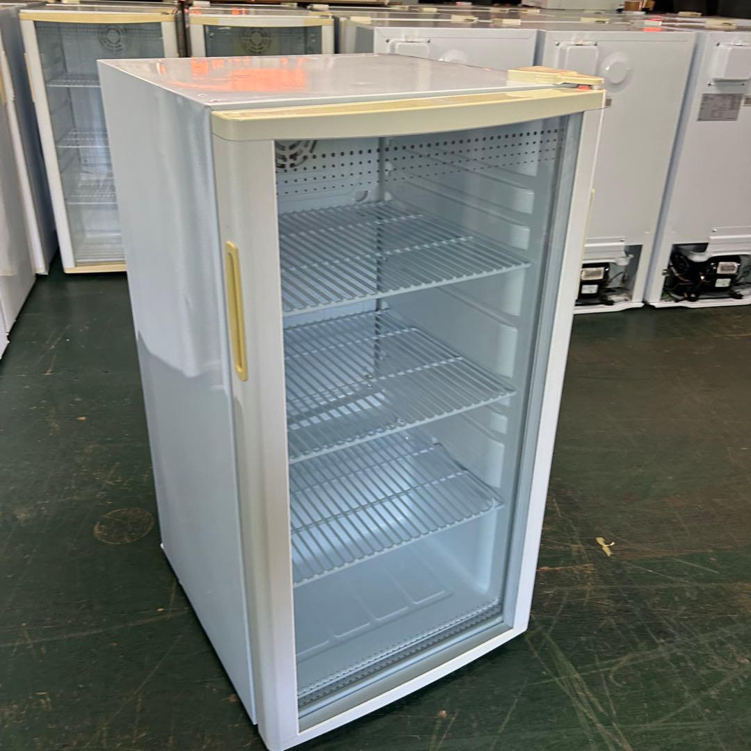 117 業務用 冷蔵ショーケース オフィスコンビニ XW-105 左右開き 小型