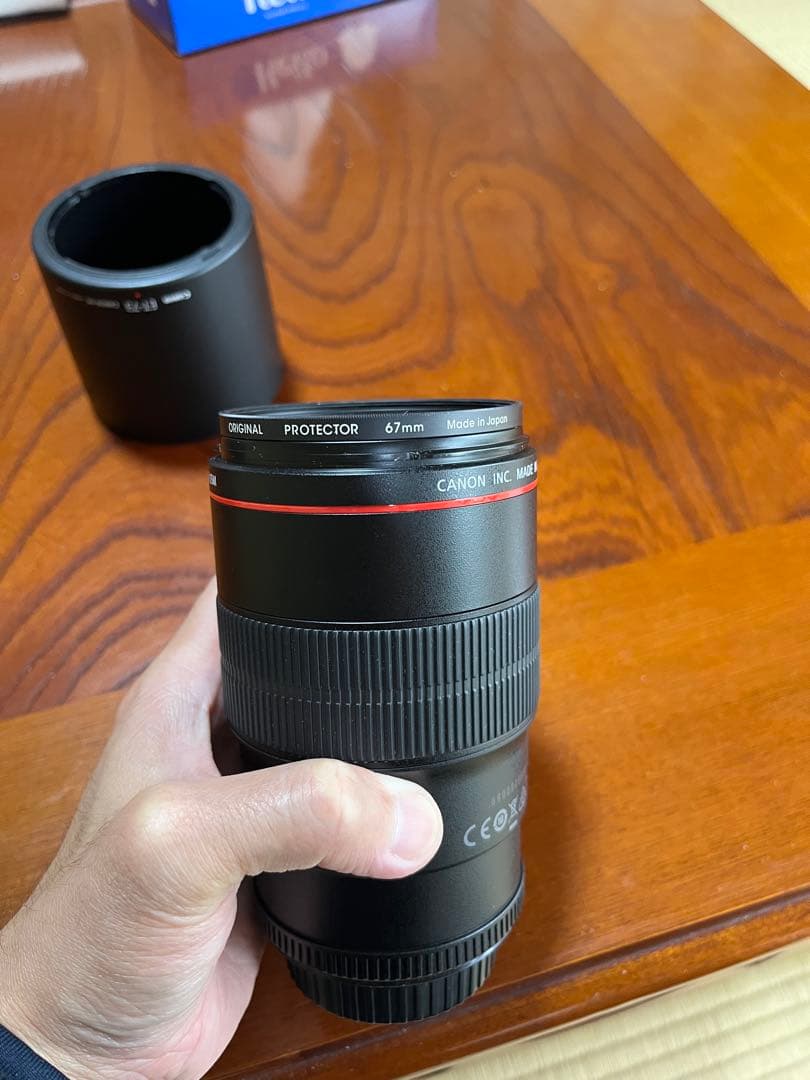 ギズ無し 美品　Canon EF 100mm f/2.8L IS USM レンズ
