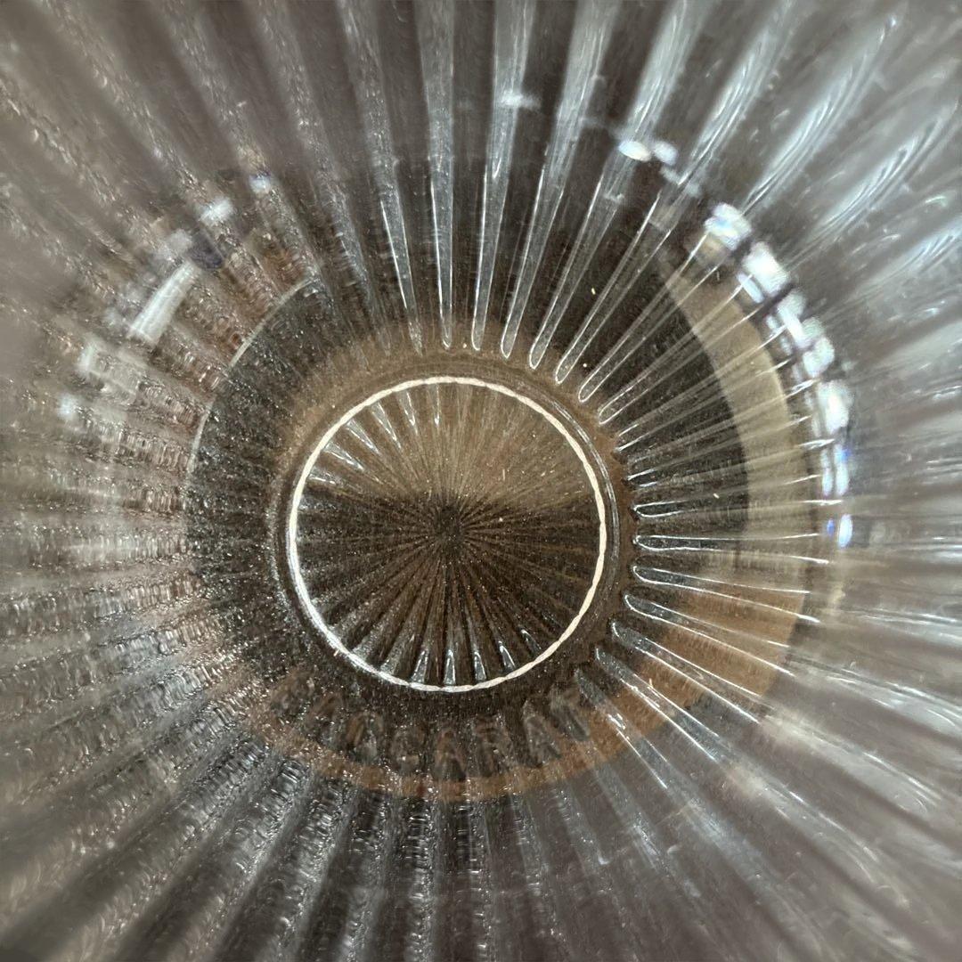 希少BACCARTスモールボウル 4個セット クリア1個　ミッドナイトブルー3個