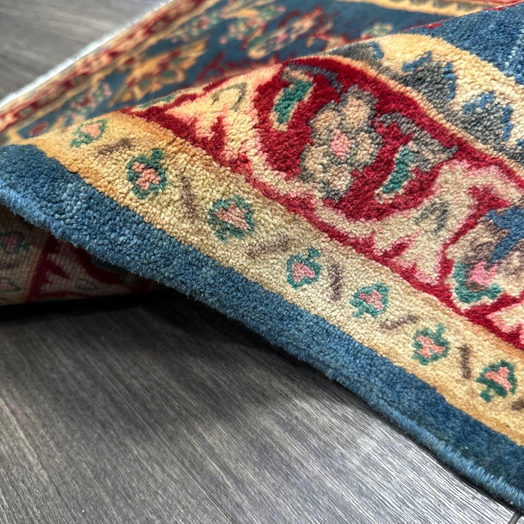 104cmx60ペルシャ絨毯年代織り物シリザーン手織り絨毯スパーヴィンテージラグ