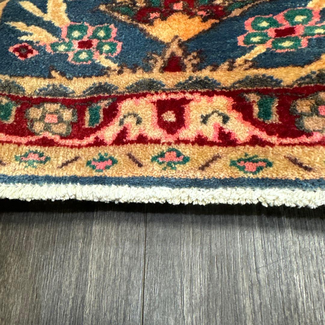 104cmx60ペルシャ絨毯年代織り物シリザーン手織り絨毯スパーヴィンテージラグ