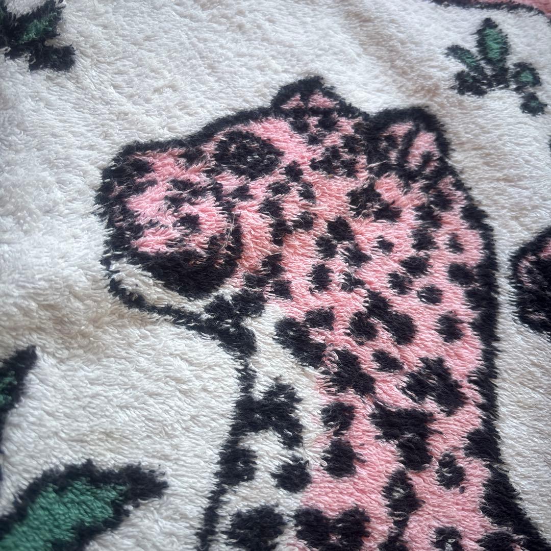 エルメス　玄関マット　バスマット　タオルラグ　ヒョウ