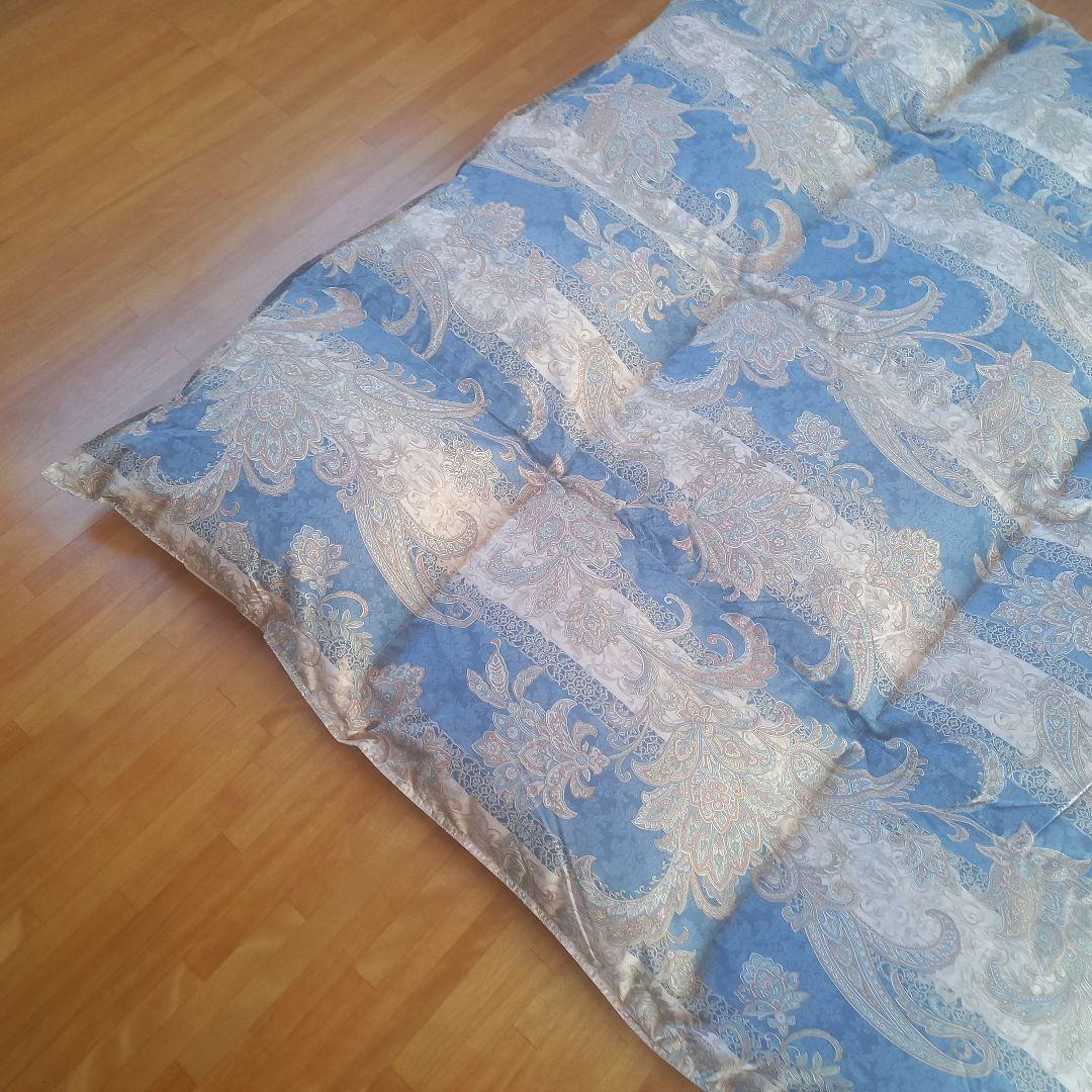 羽毛布団 増量 SDGS リフレッシュ羽毛 高密度生地 清潔 安心 日本製B⑭