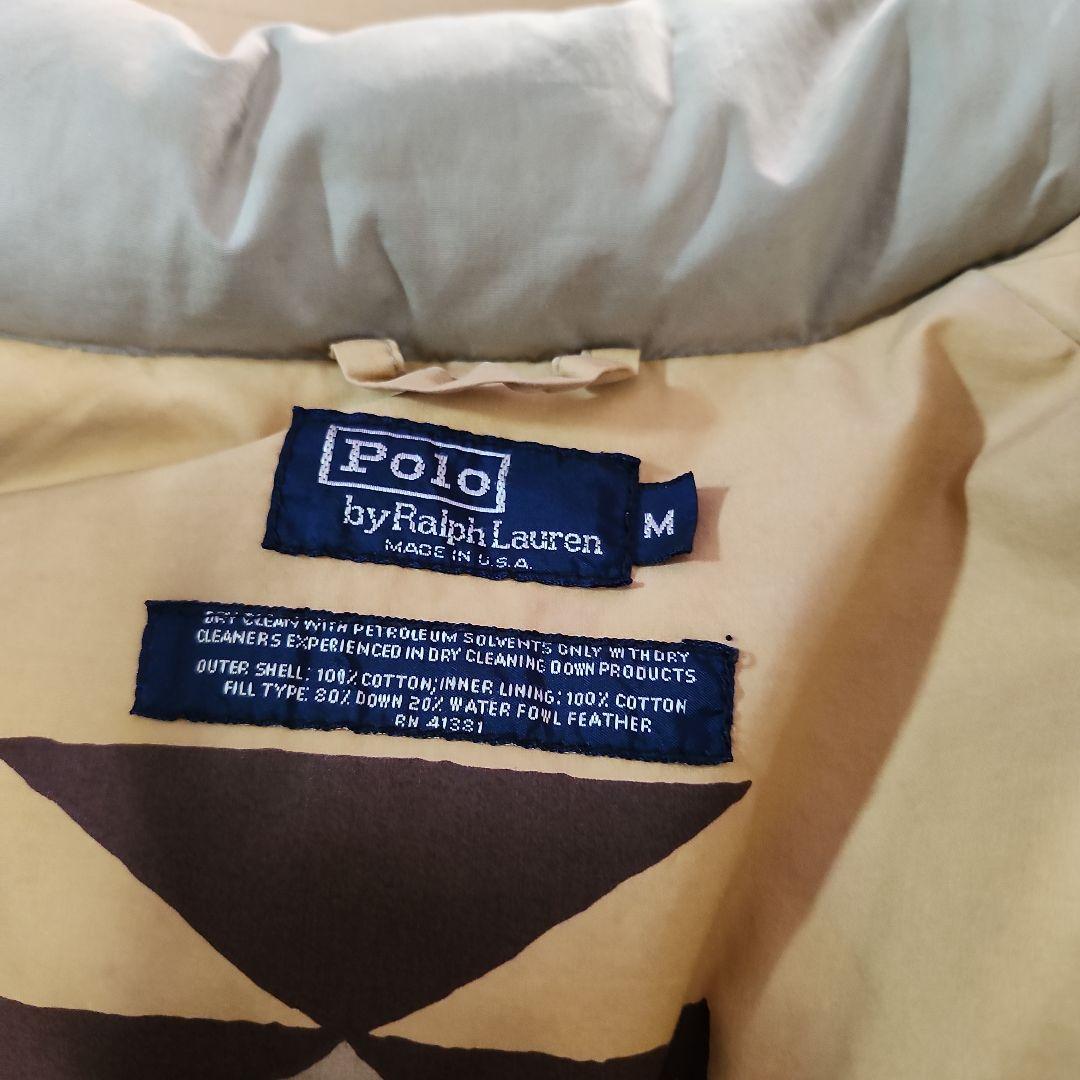 【希少】Polo by Ralph Lauren インディアンヘッド ダウン