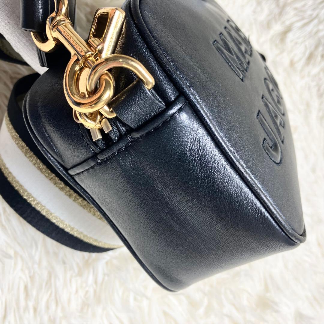 【美品】マークジェイコブス ＊カメラバッグ レザー ブラック