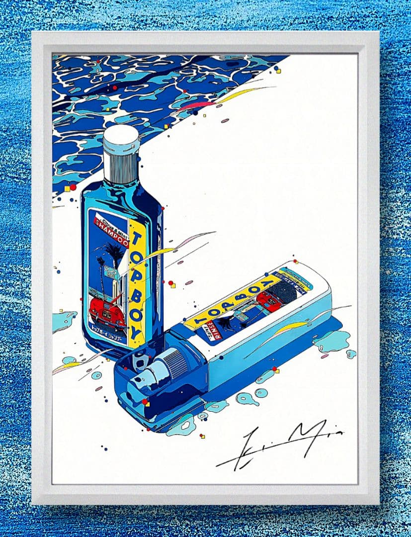 鈴木英人 / TOP BOY【A4サイズ写真ポスターフレーム付き６点セット】