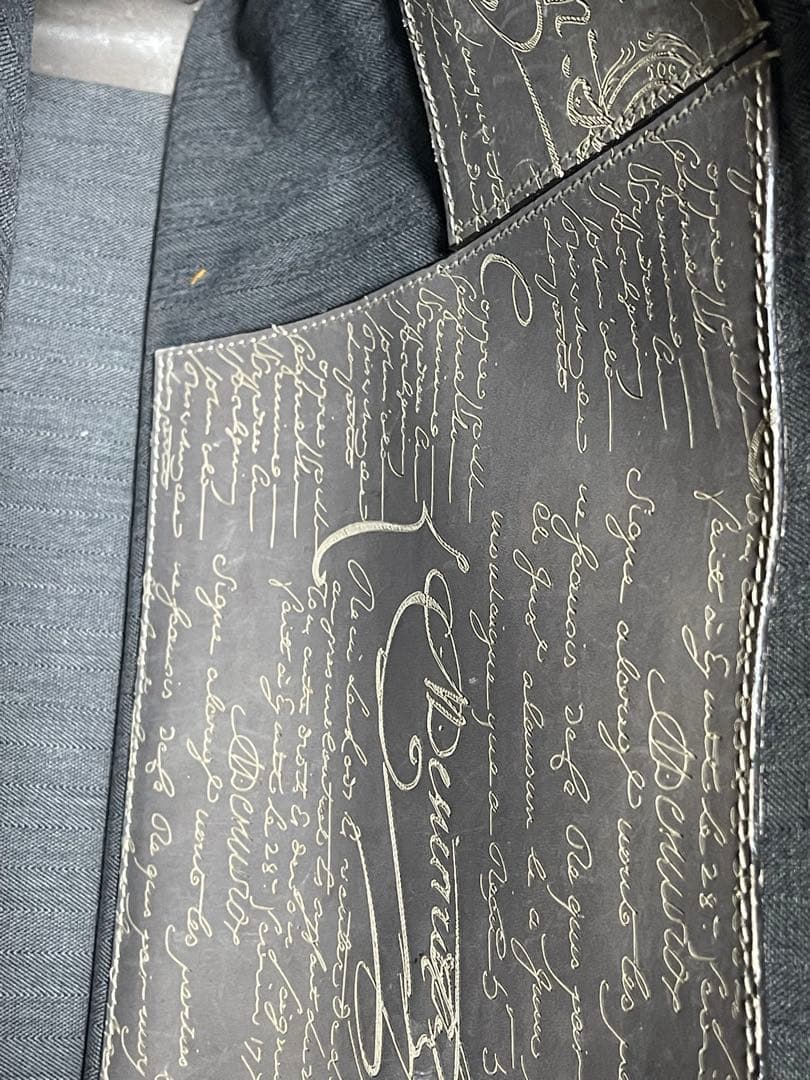 【稀少】ベルルッティ アンジュール カリグラフィースクリットレザー パティーヌ