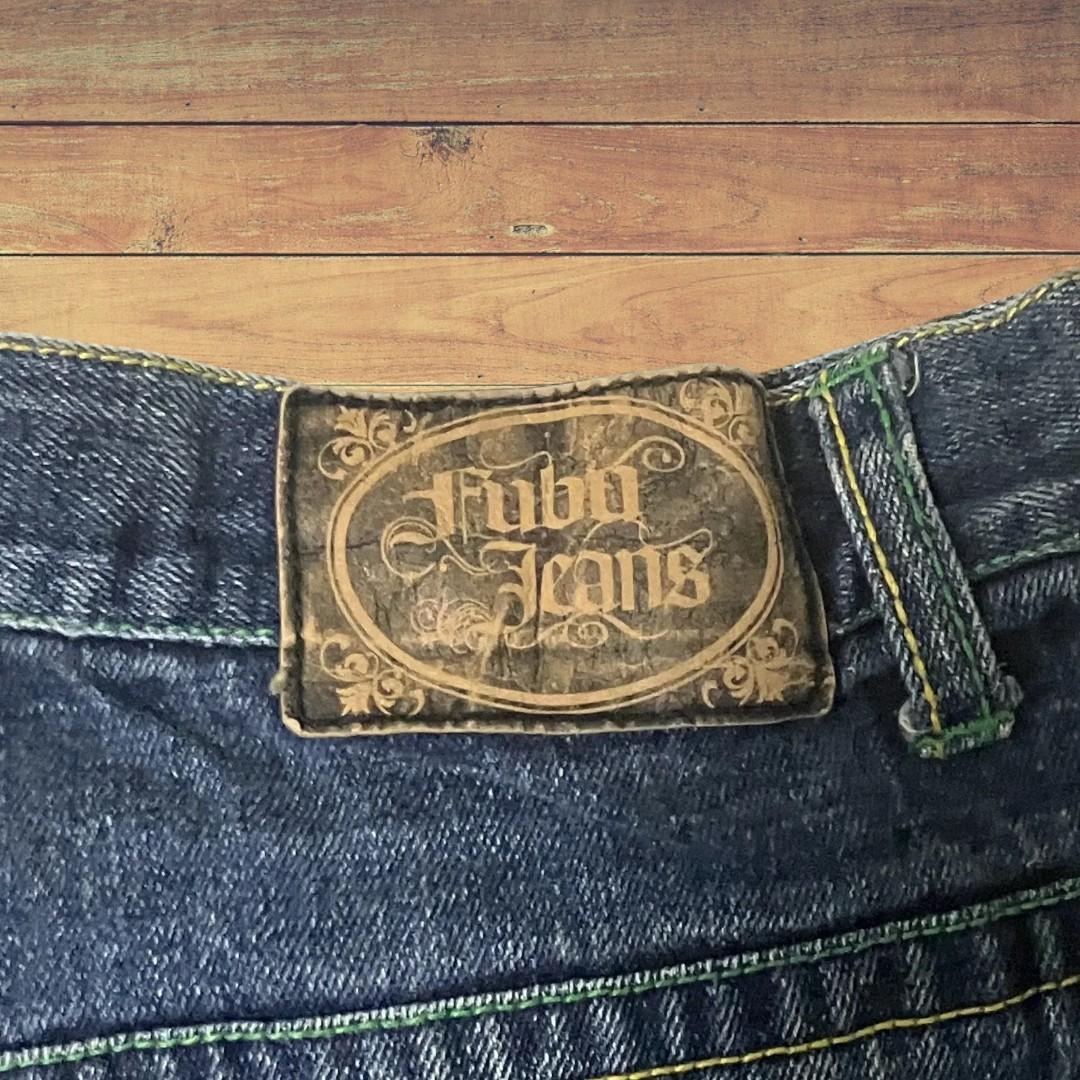 FUBU フーブ ジーンズ W32 Y2K バギー ロゴ Hip Hop