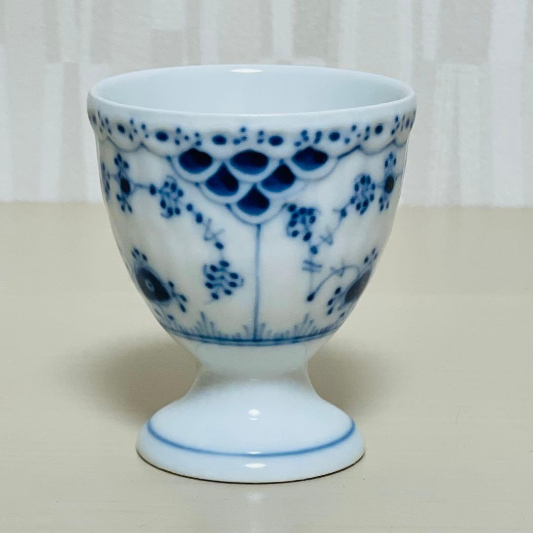 ロイヤルコペンハーゲン ブルーフルーテッド ハーフレース エッグスタンド 5個