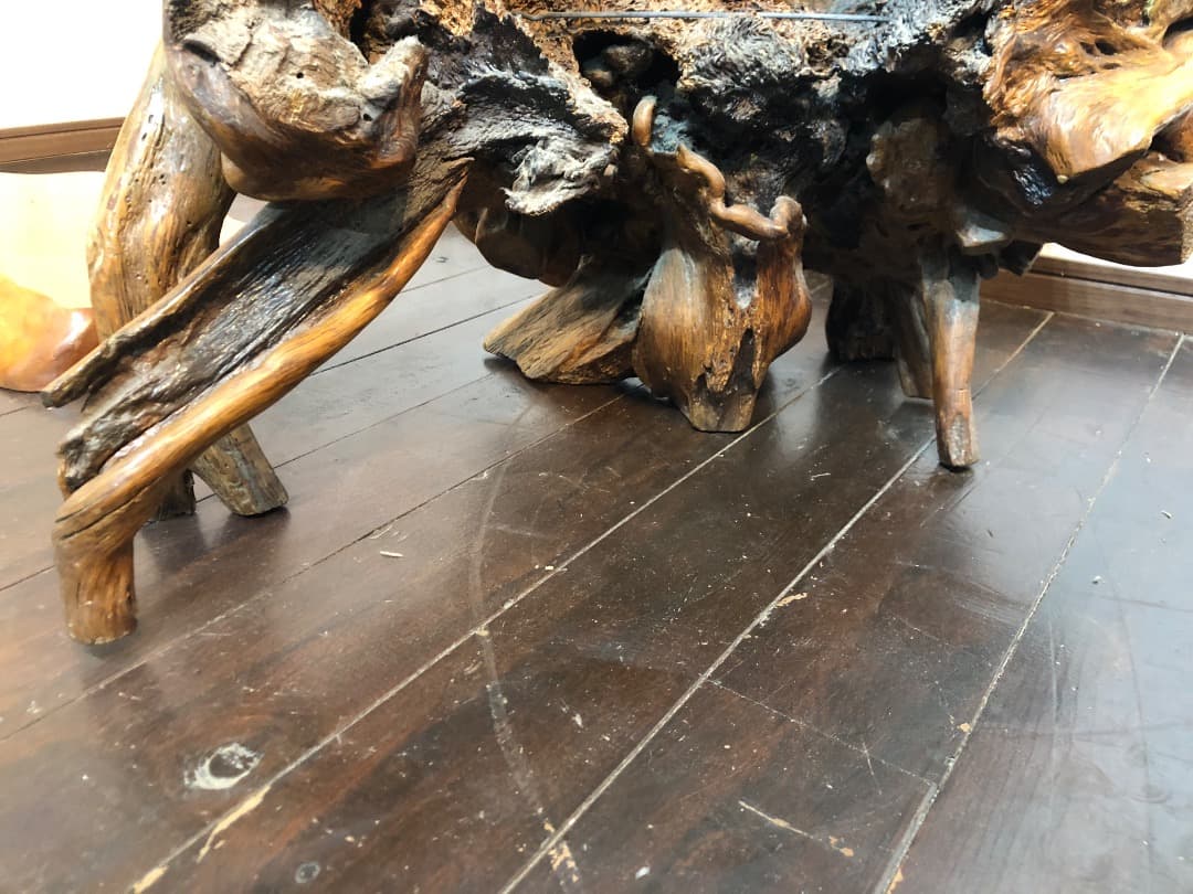 【手渡し限定】自然木のアートオブジェ　飾り　昭和レトロ　古民家　床の間