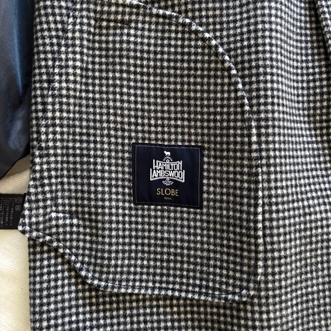 美品 スローブイエナ ハミルトン ダブルフェイスショートコート