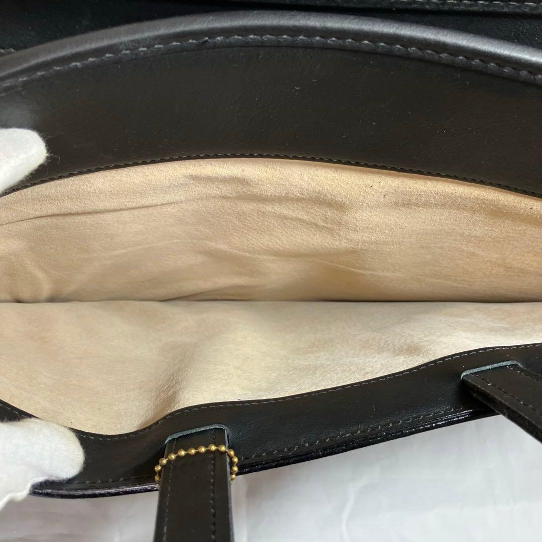 【だいすけさん専用】COACH ブラックレザー ビジネスバッグ A4対応