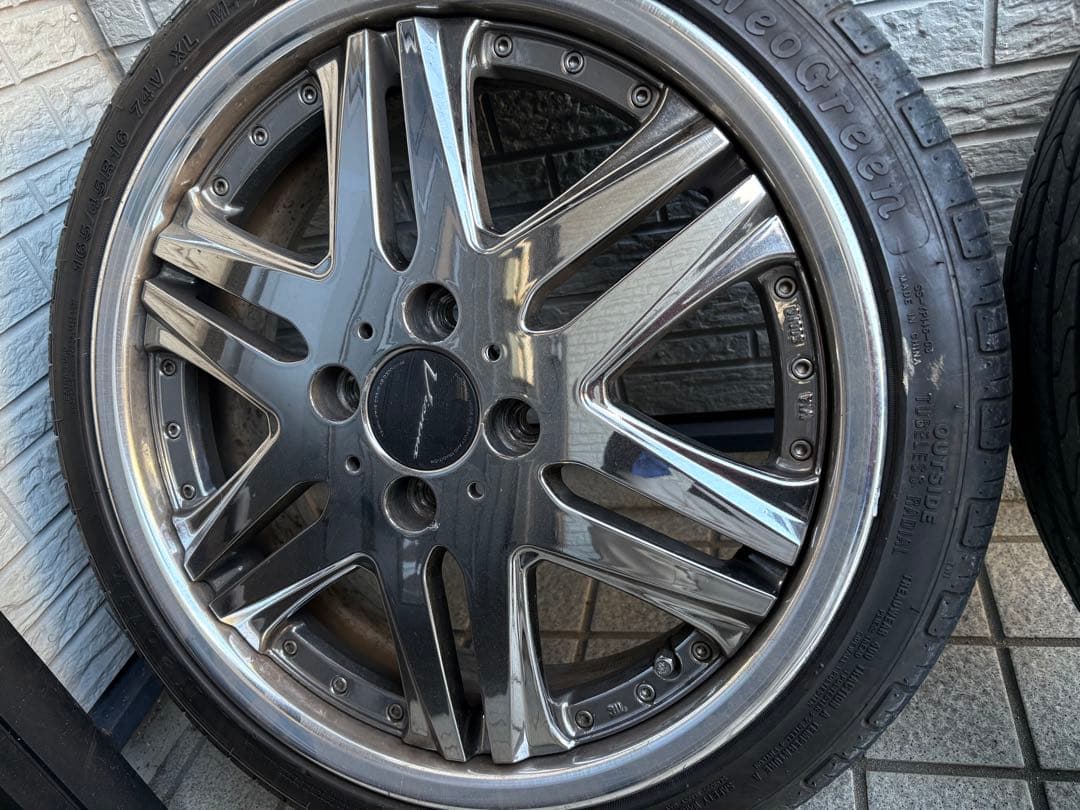 ビエナ16インチ メッキ、タイヤ、ホイール4本セット。