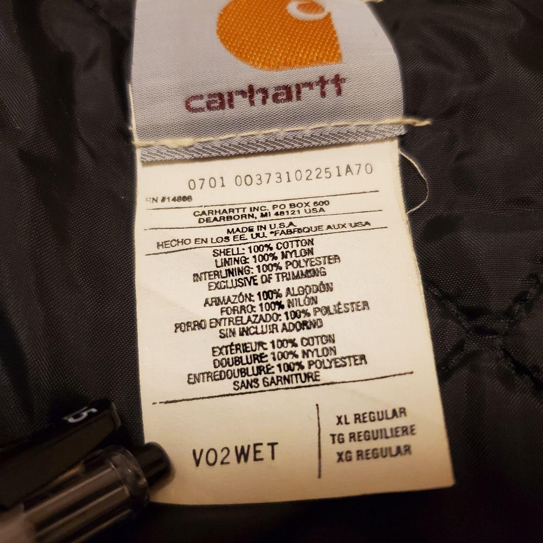 【Carhartt/カーハート】ダックベスト USA製 WET 希少