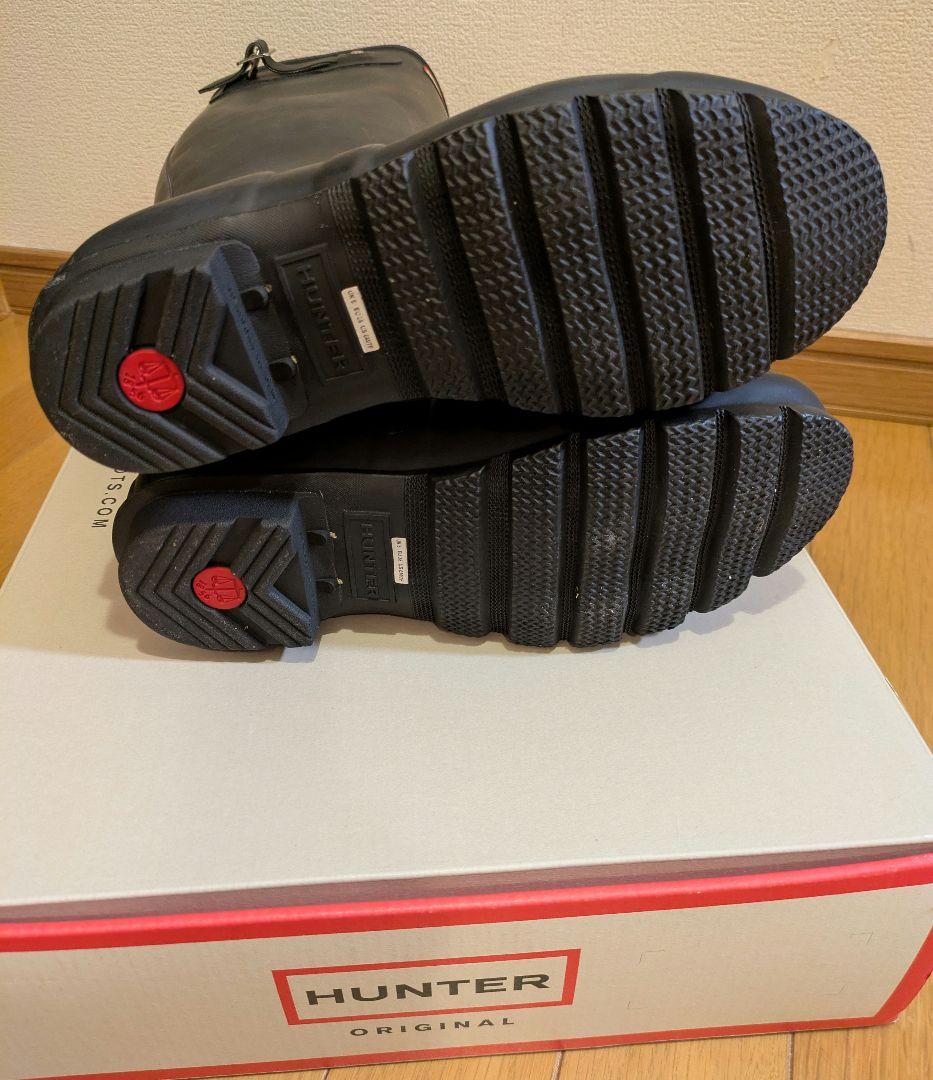 【美品】hunter レインブーツ 38size ブラック