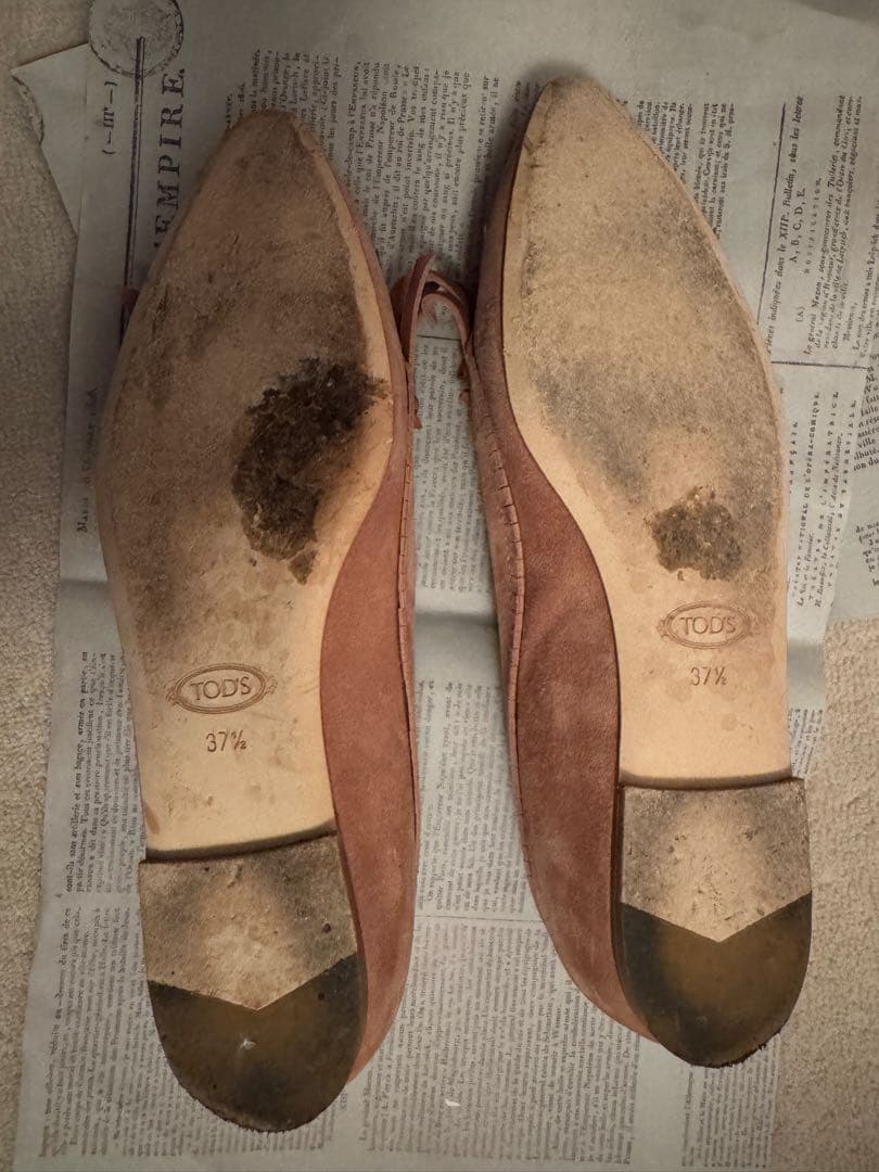 TOD'S フラットシューズ ピンク 37.5