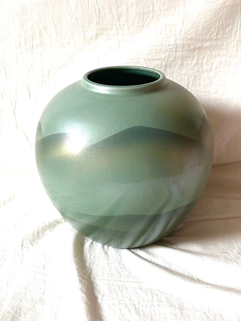 アンティーク　九谷焼　香祥　花瓶