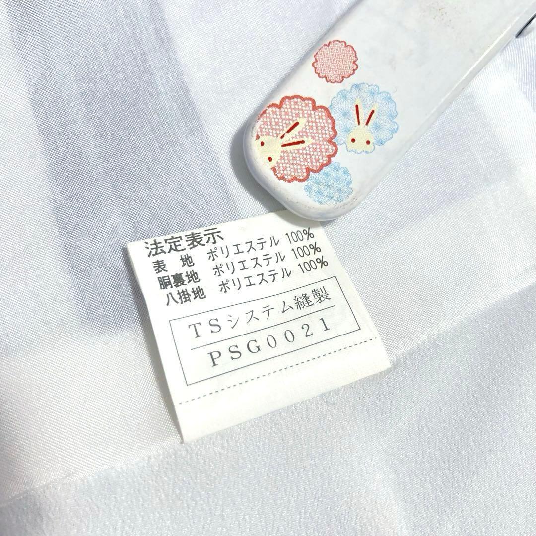 【美品✨】東レシルック　洗える着物　小紋　椿柄　青みの紫色　花文　紫系　袷　L2