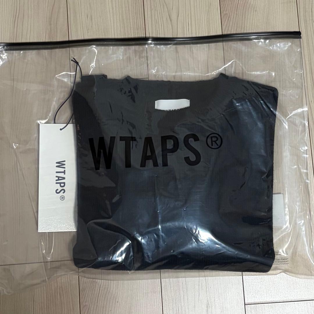 ゆ*ー様 【美品】WTAPS®︎ クルーネックニットセーター 黒 M