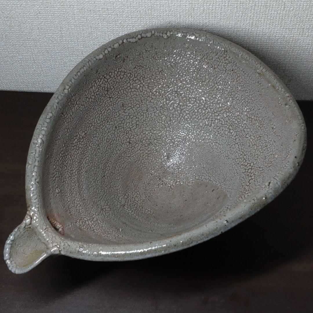 中川自然坊 作 絵唐津 大片口鉢 直径約35.5cm