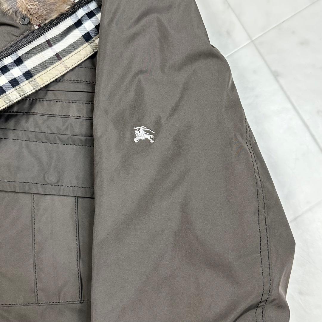 〈美品〉BURBERRY BLACK LABEL【L】ミリタリー モッズコート