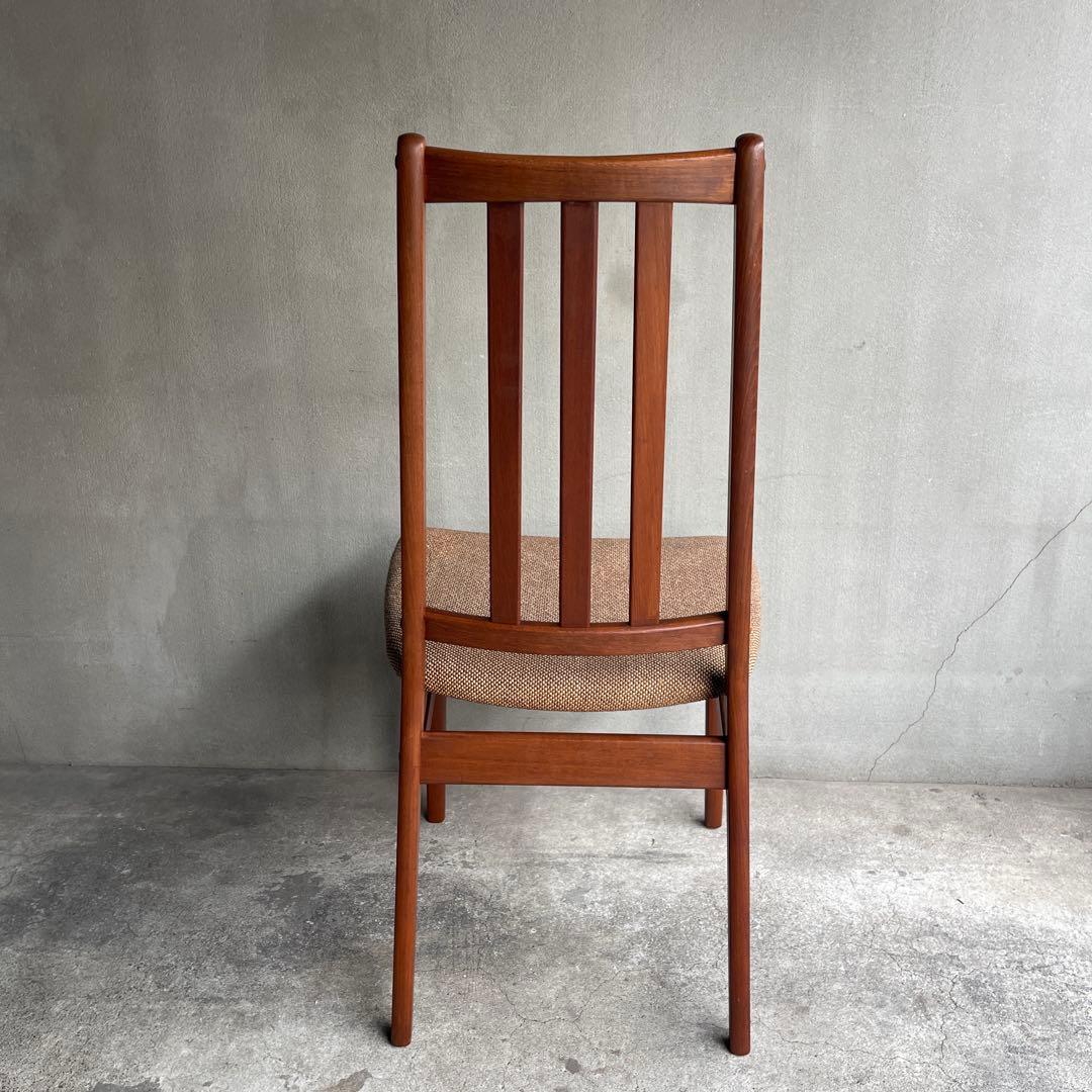 北欧デンマーク　チーク ハイバックチェア オールドヴィンテージ