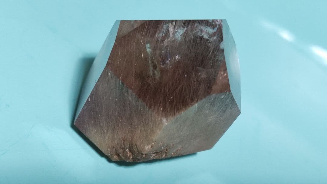 パワーストーン　天然石　ルチルクォーツ　レインボー入り　34g　No.342