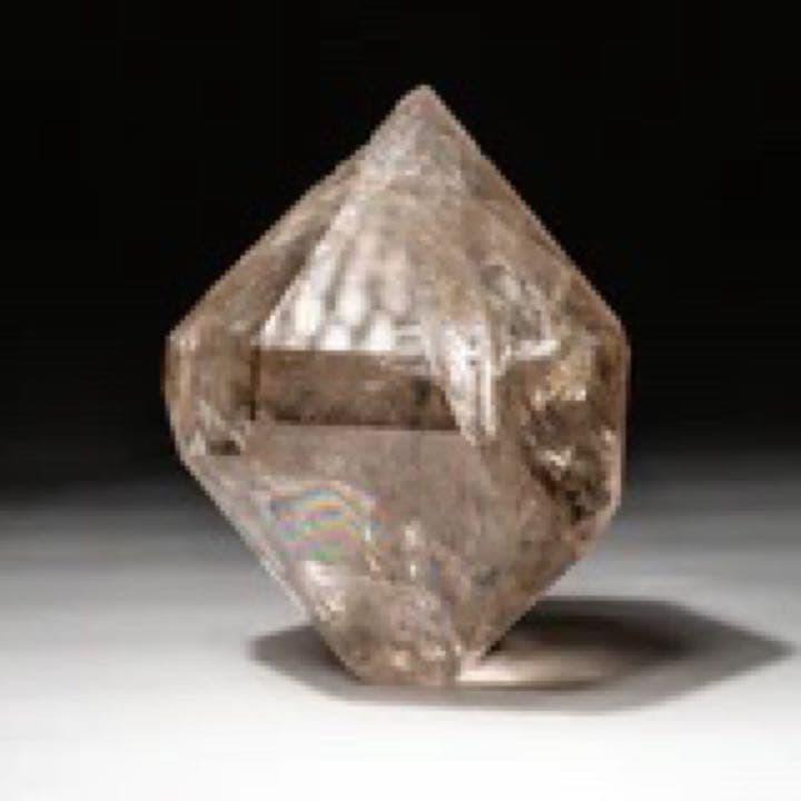 虹入り ハーキマーダイヤモンド 原石 ニューヨーク州 169.9 g
