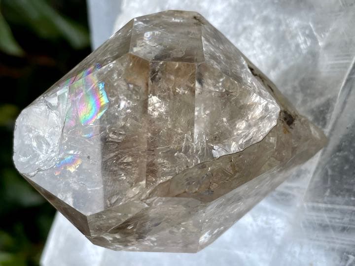 虹入り ハーキマーダイヤモンド 原石 ニューヨーク州 169.9 g