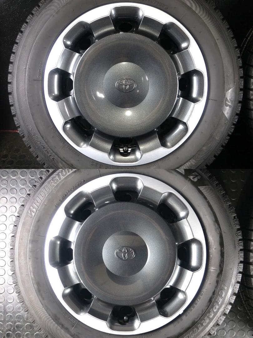 新車外し品 トヨタ 現行 10系シエンタ BSスタッドレス 185/65R15