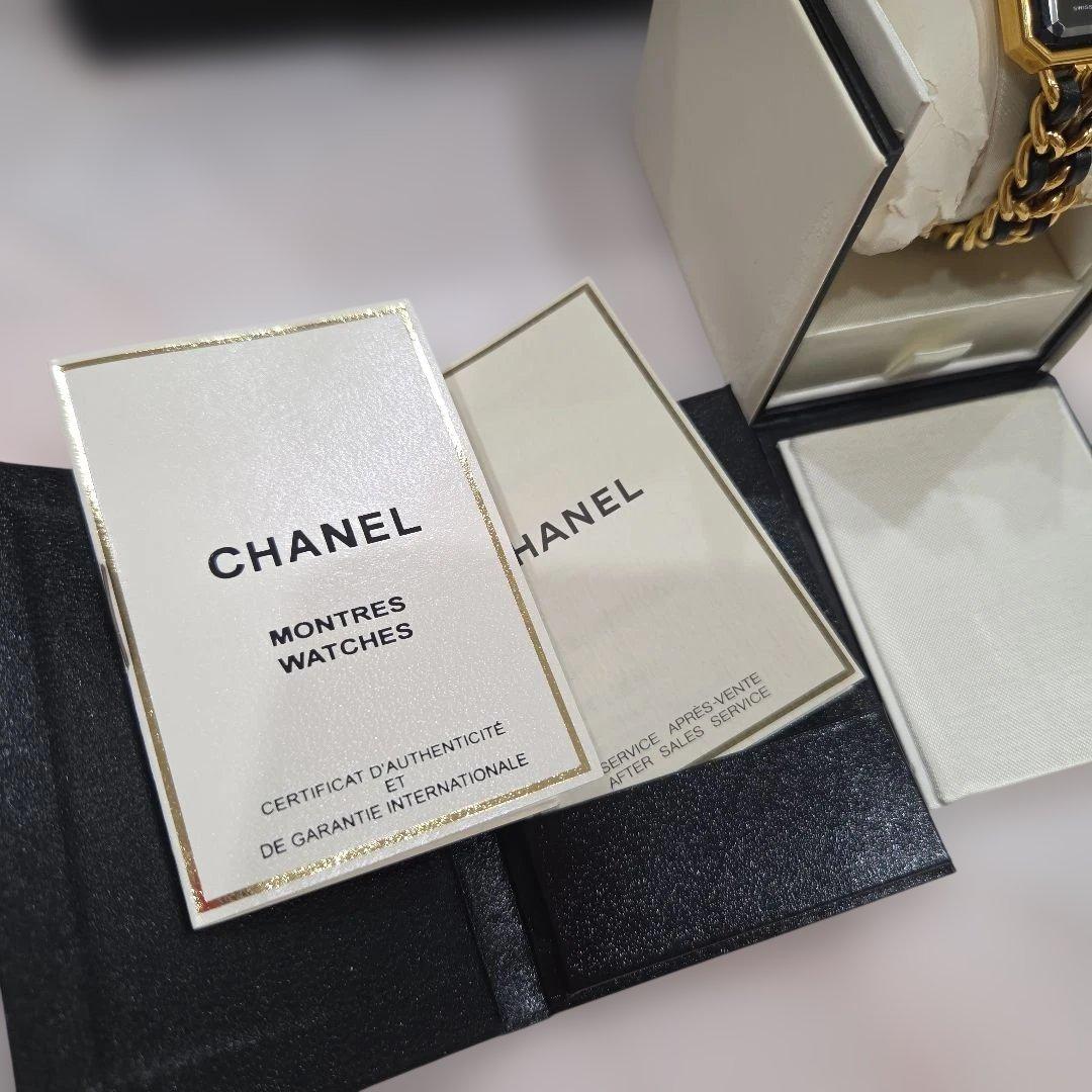 【CHANEL】 シャネルプルミエール　Lサイズ 1980年代製レディース時計