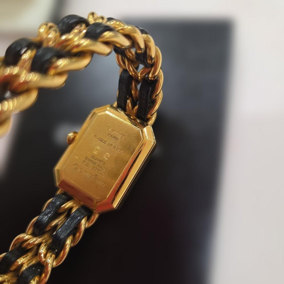 【CHANEL】 シャネルプルミエール　Lサイズ 1980年代製レディース時計