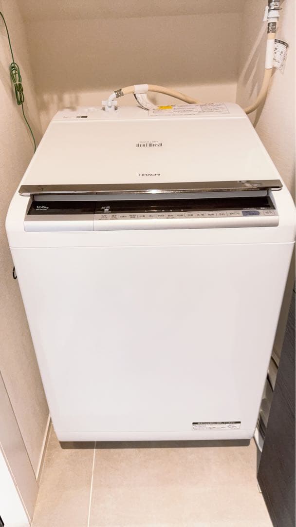 日立 電気洗濯乾燥機 BW-DV120C 洗濯機 たて型 12kg/6kg