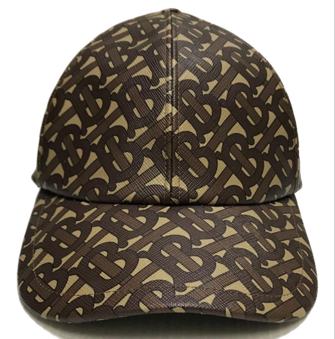 【正規品】Burberry ロゴ　モノグラム ベースボールキャップ　M