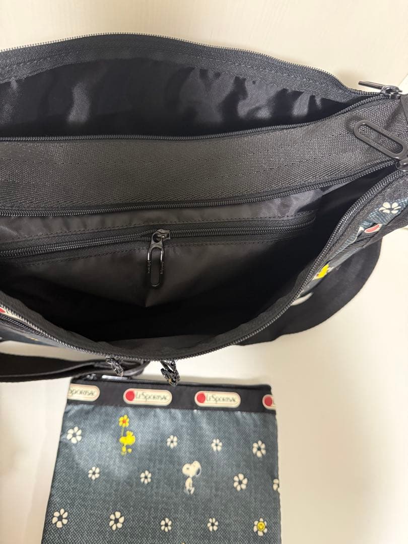 レスポートサック ショルダーバッグ スヌーピー ウッドストックポーチ付き7507