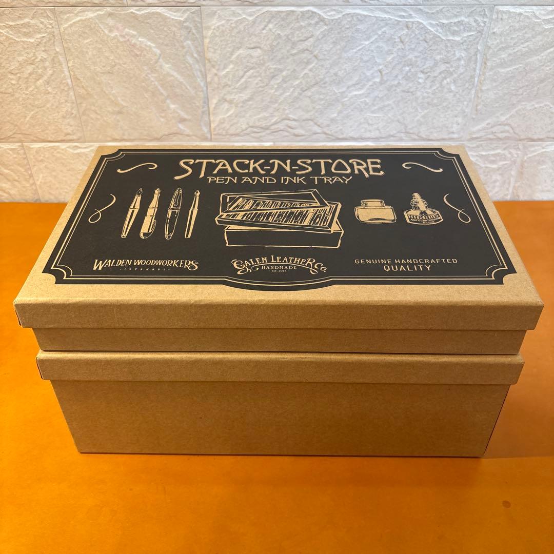 筆記具 STACK & STORE WOOD PEN TRAY WOOD LID