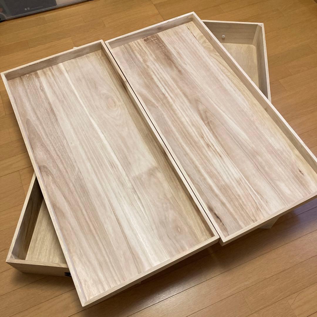 桐　衣装ケース2個組　着物収納　\"たのメル便発送\"