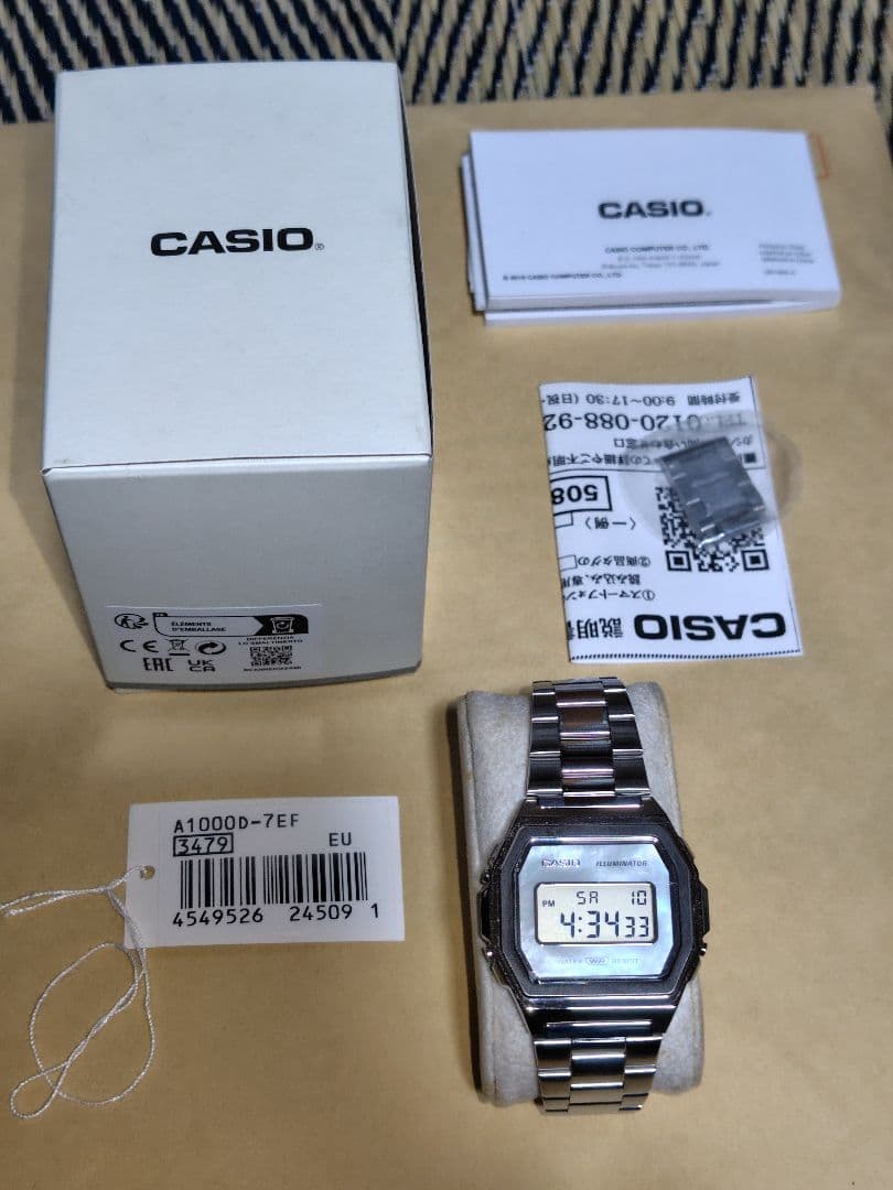 CASIO A1000D-7EF マザーオブパール