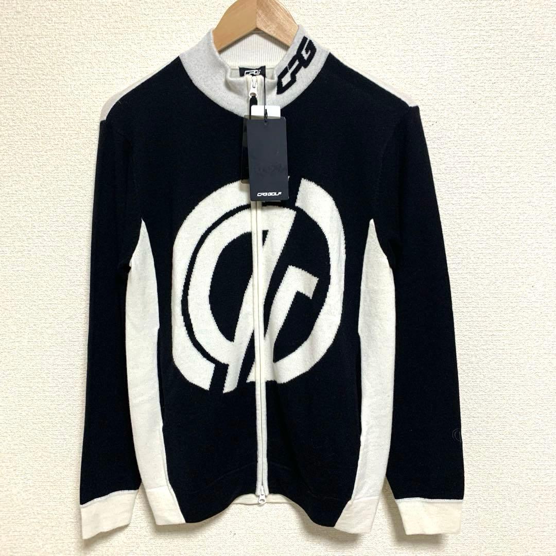 【新品未使用】CPG GOLF ニットジャケット S タグ付 ビッグロゴ