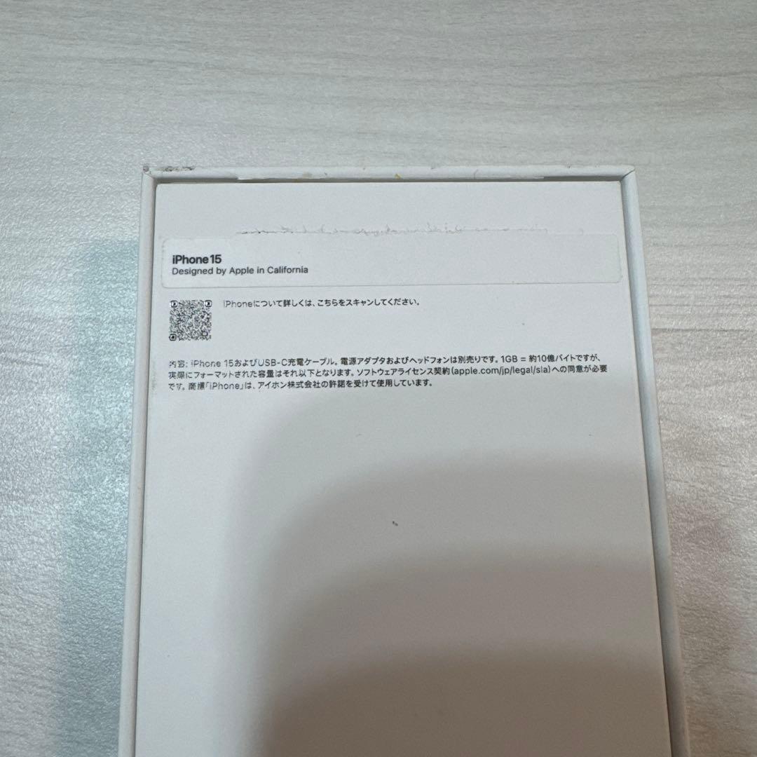 Iphone15 blue 128GB SIMフリー