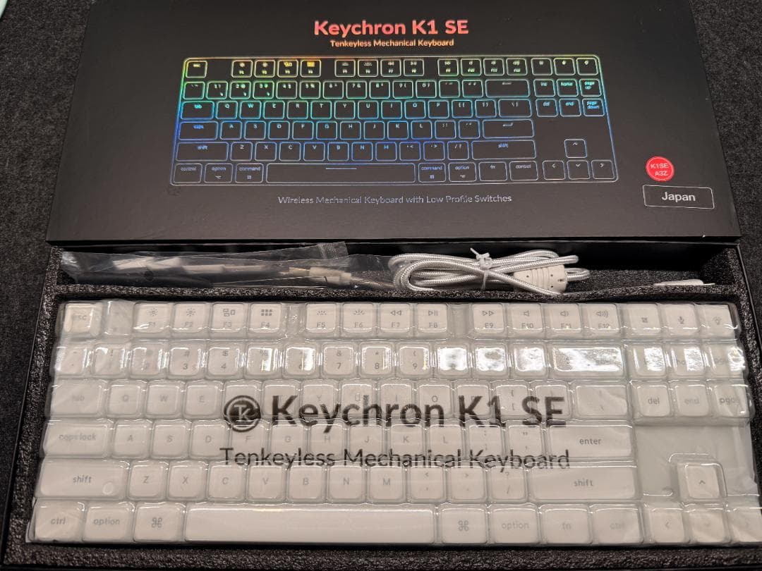 Keychron K1 SE White ホワイト US配列 英語配列 茶軸
