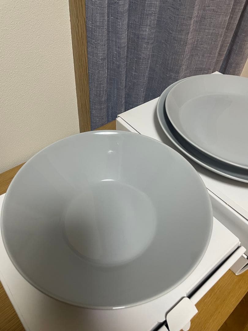 イッタラ　Pearl gray ボウルプレート6点セット